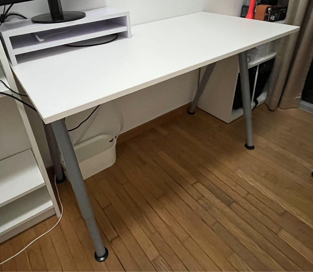 Ikea Adjustable Desk, Furniture & Home Living, Furniture, Tables & Sets