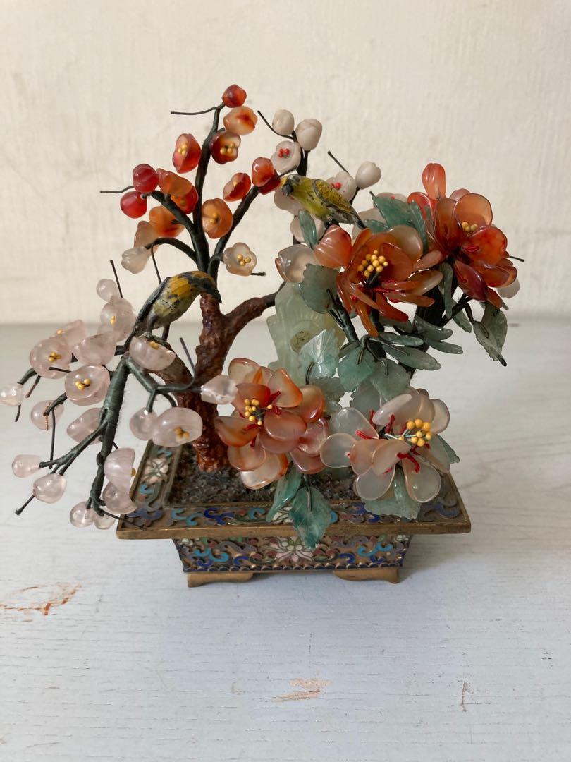 Jade flower tree, Hobbies & Toys, Memorabilia & Collectibles, Vintage