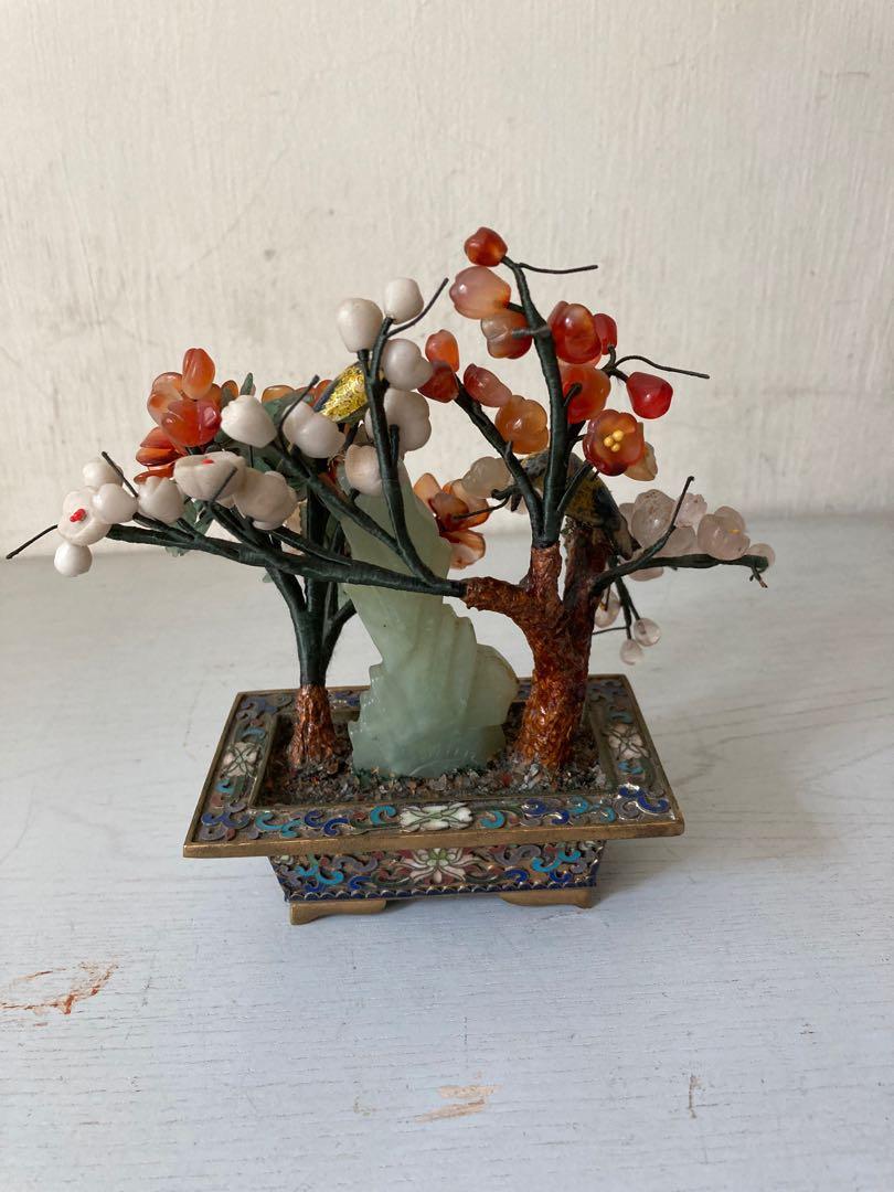 Jade flower tree, Hobbies & Toys, Memorabilia & Collectibles, Vintage