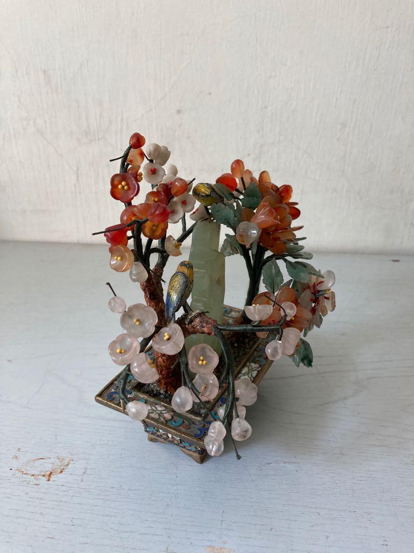 Jade flower tree, Hobbies & Toys, Memorabilia & Collectibles, Vintage