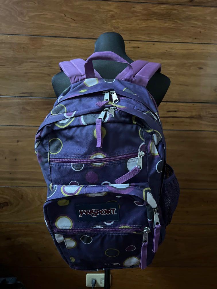 Jansport double zipper backpack sales