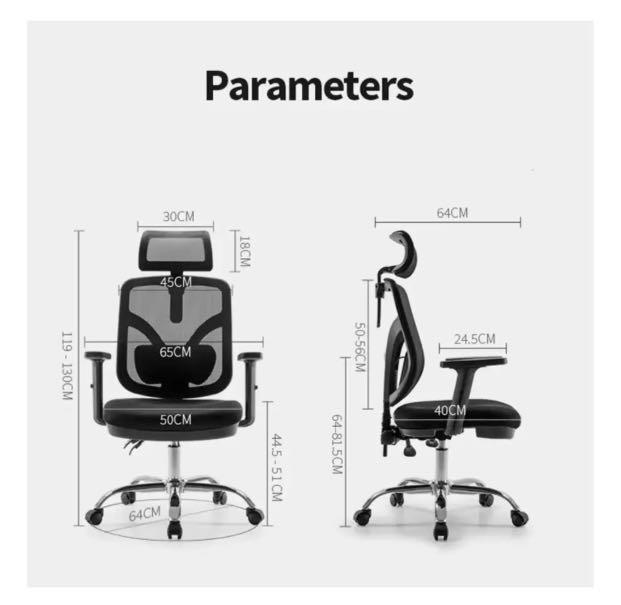 BNIB Jiji executive v2 ergonomic office chair, Furniture & Home Living, Furniture, Chairs on