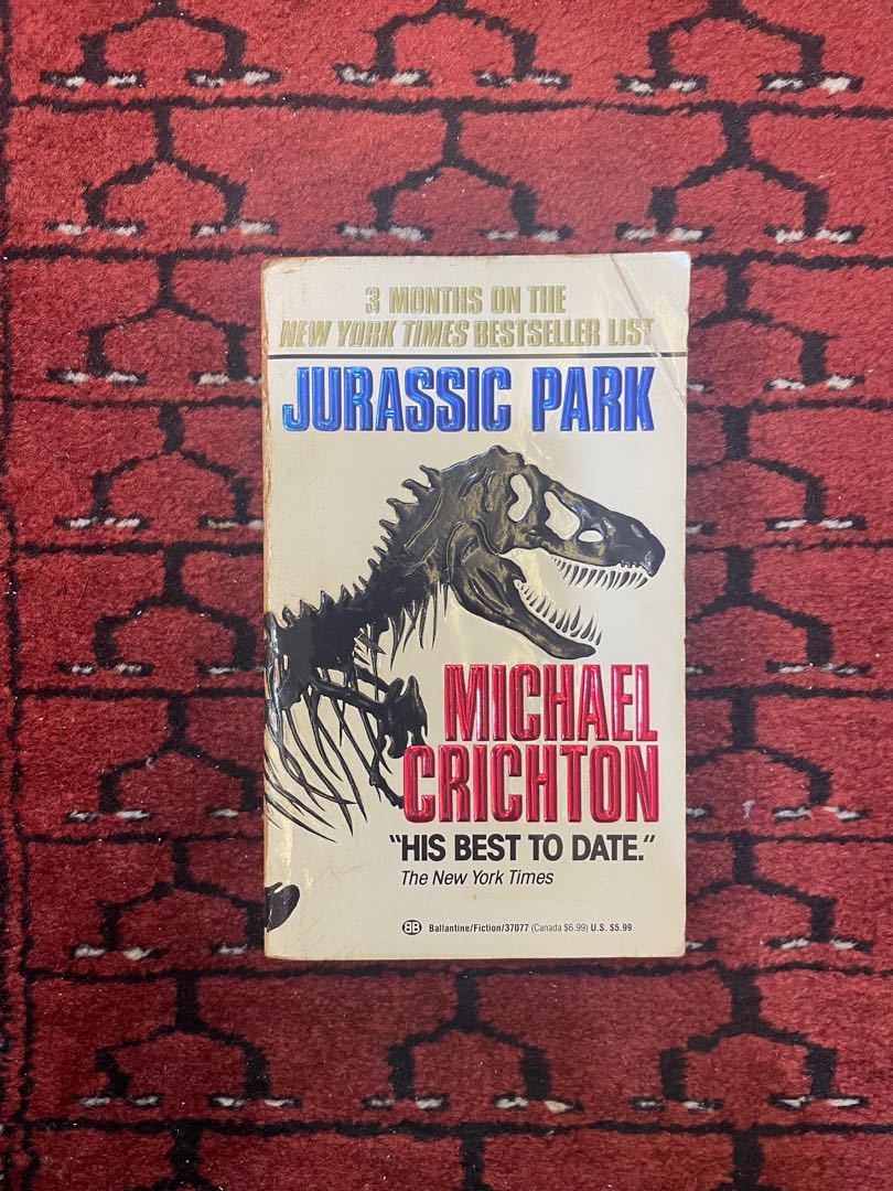 Jurassic Park by Michael Crichton, Hobbies & Toys, Books ...