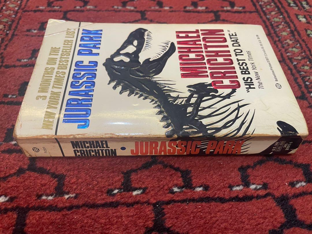 Jurassic Park by Michael Crichton, Hobbies & Toys, Books ...