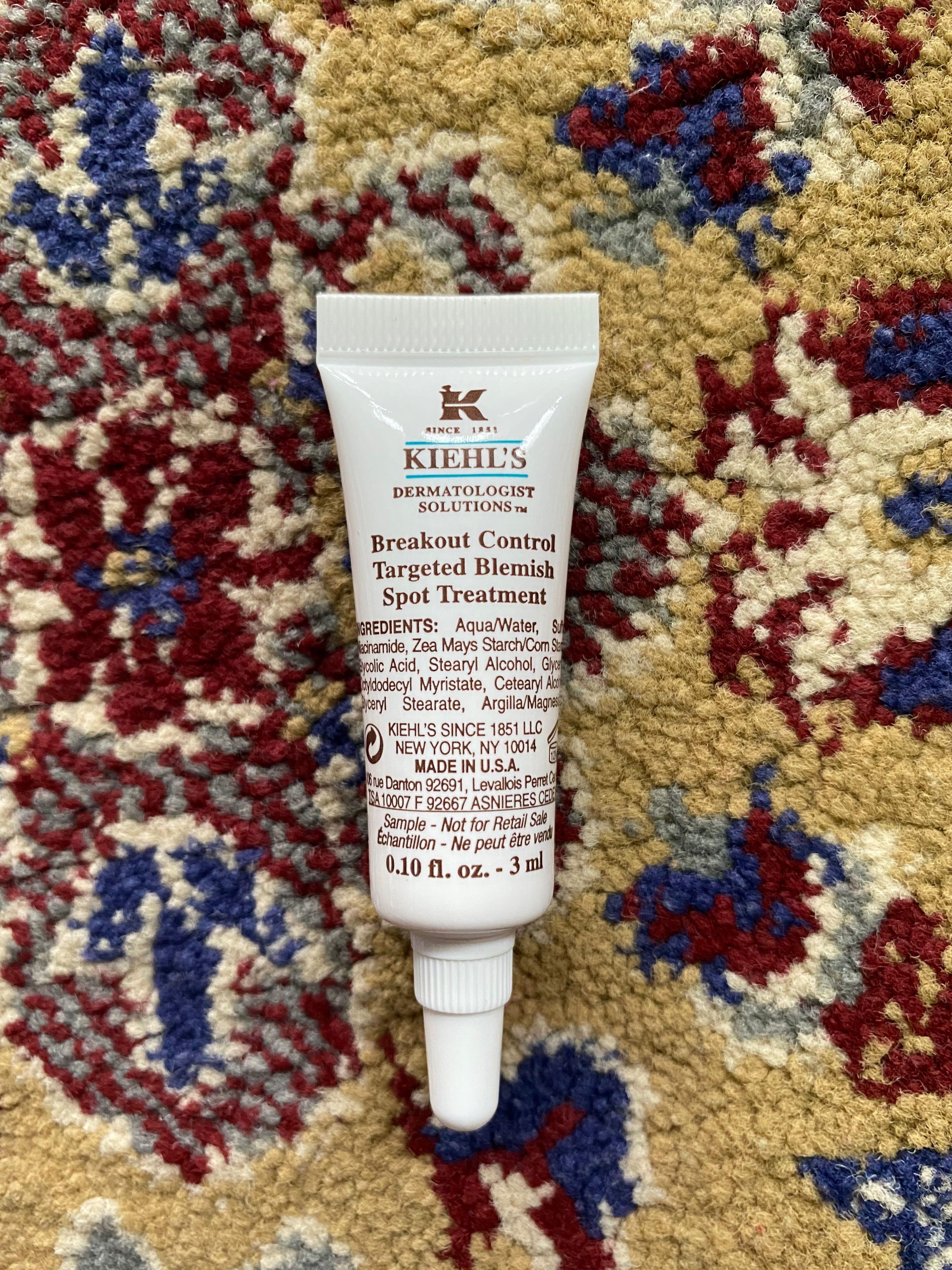 gispende Arrowhead forklare KIEHL'S Breakout Control Facial Lotion & Spot Treatment Authentic (sample),  Beauty & Personal Care, Face, Face Care on Carousell