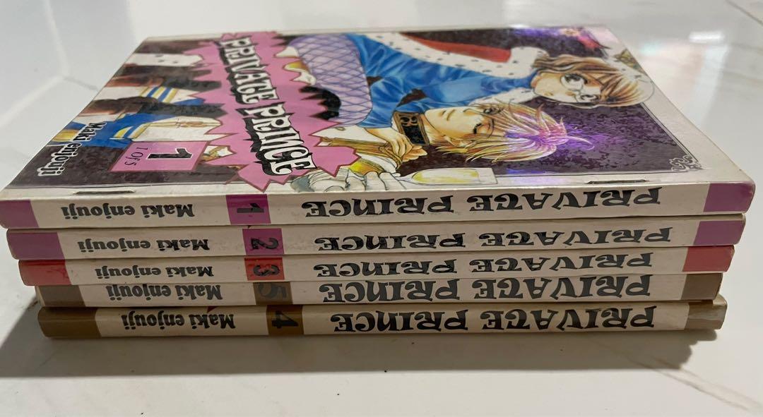 Komik langka bekas private prince 1-5T by enjouji maki, Buku & Alat