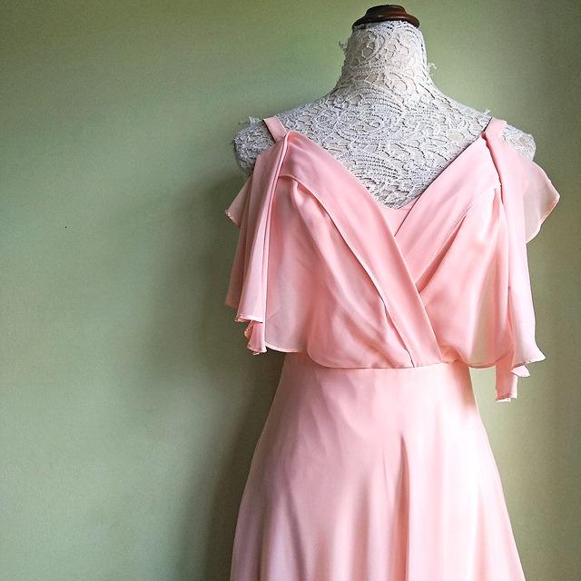 Boutique chiffon frill wrap maxi dress new arrivals