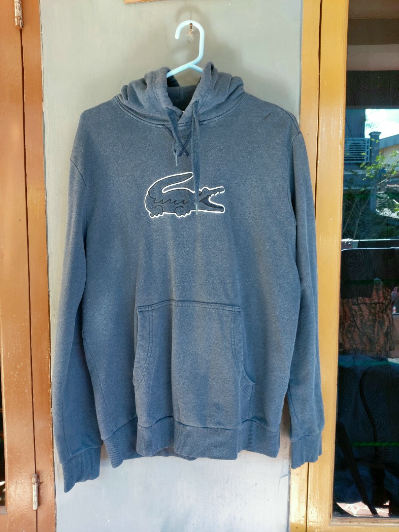 Lacoste Hoodie Jeans on Jeans, Fesyen 
