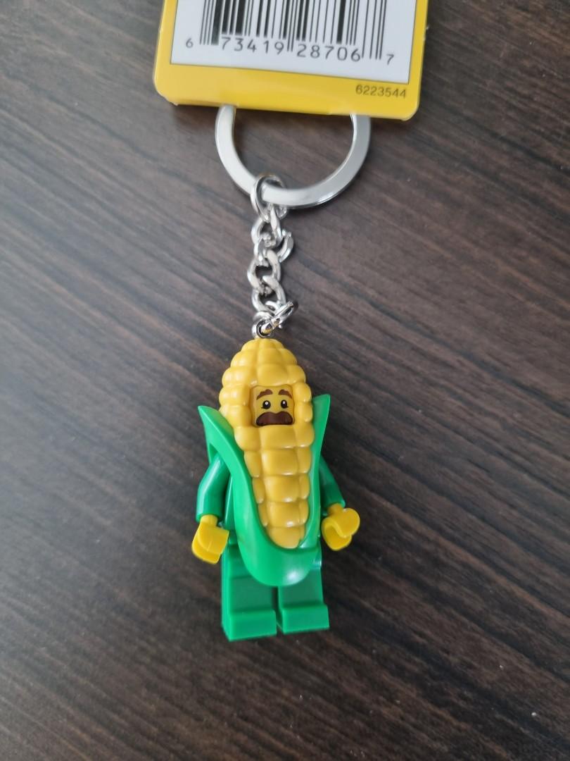 Lego Keychain Corn Cob Man 853794