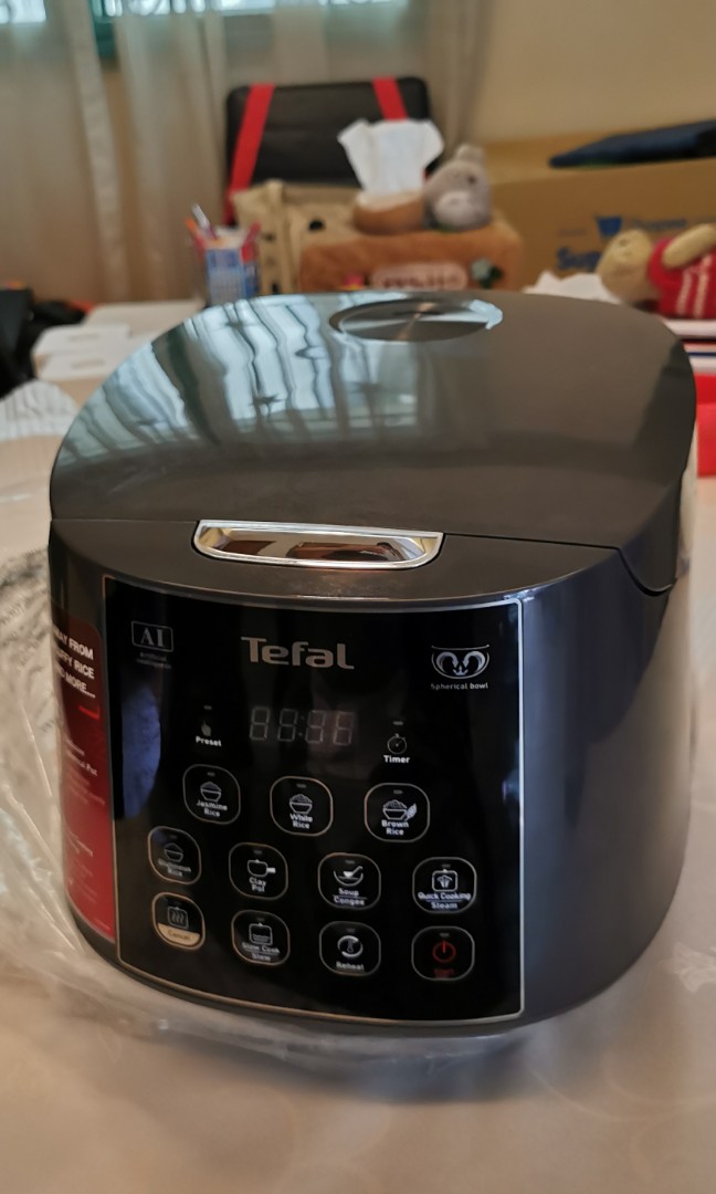 [Like New] Tefal AI Easy Rice Plus Cooker, TV & Home Appliances
