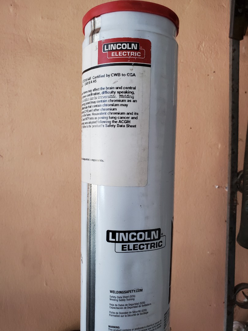 Lincoln welding rod 7018 sealed, Commercial & Industrial, Construction