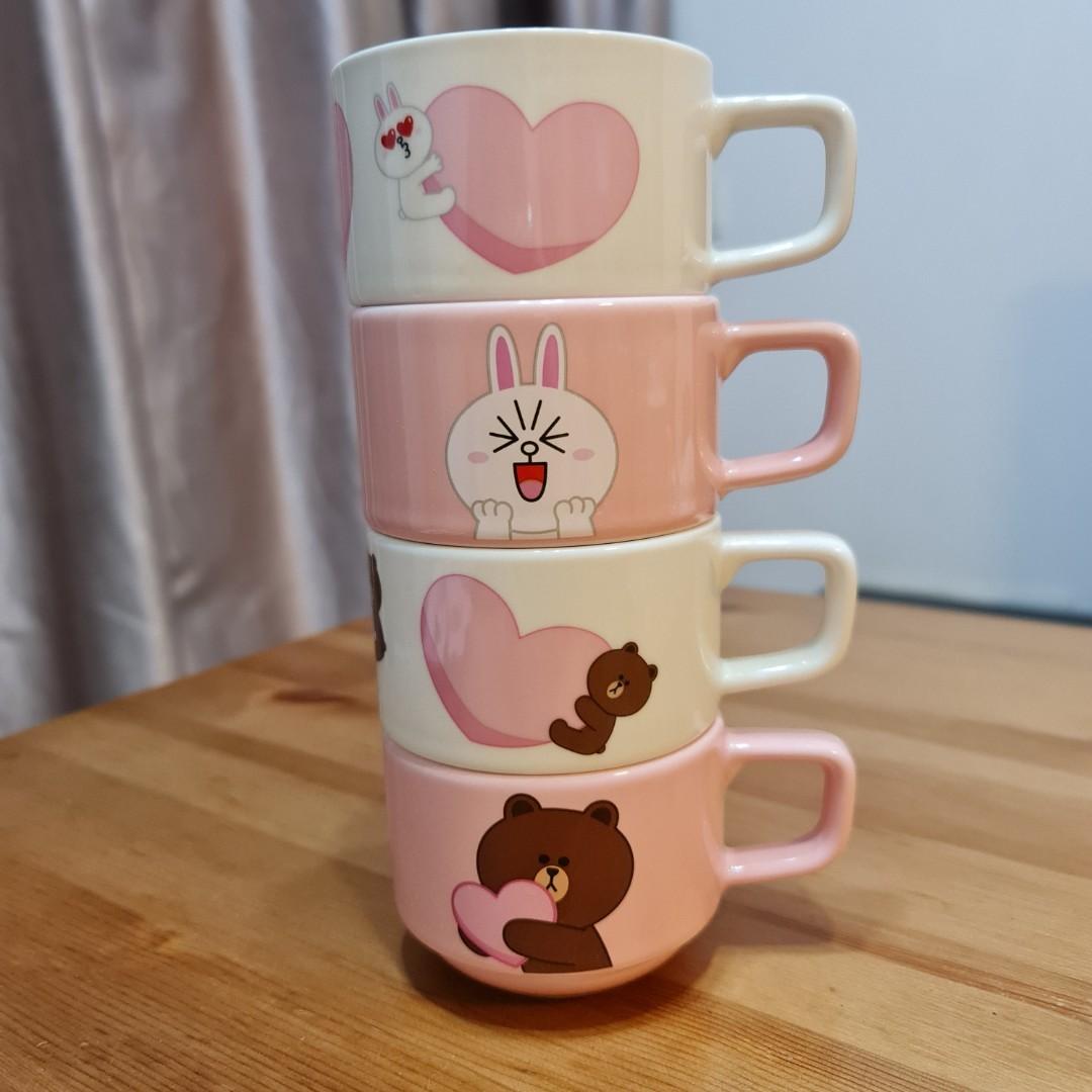 line friends cony mug