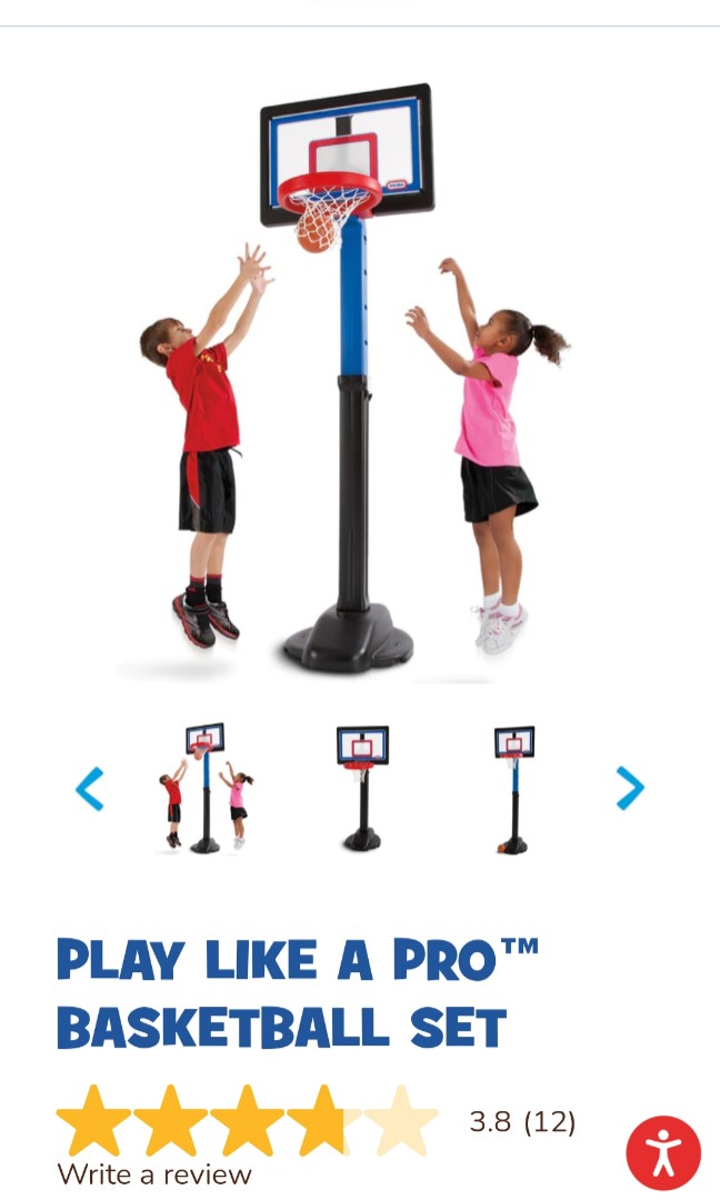 Play like a pro deals basketball set