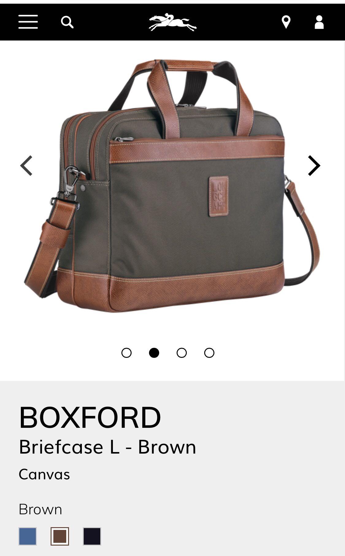 Longchamp Boxford Briefcase excellent condition, Men's Fashion, Bags