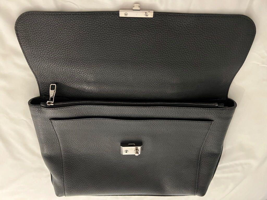 Louis Vuitton, Bags, Louis Vuitton Louis Vuitton Dorian Briefcase  Business Bag Taurillon Leather A