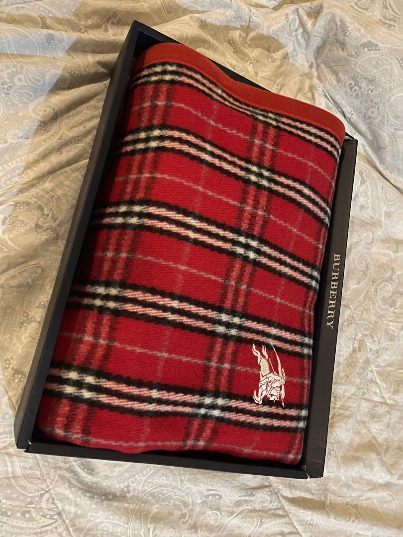 Luxury blanket Burberry, Furniture & Home Living, Bedding & Towels on  Carousell