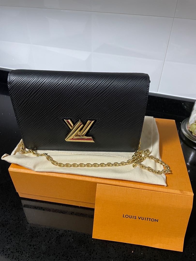 Louis Vuitton Epi Twist Belt Chain Wallet - Black Crossbody Bags, Handbags  - LOU718073