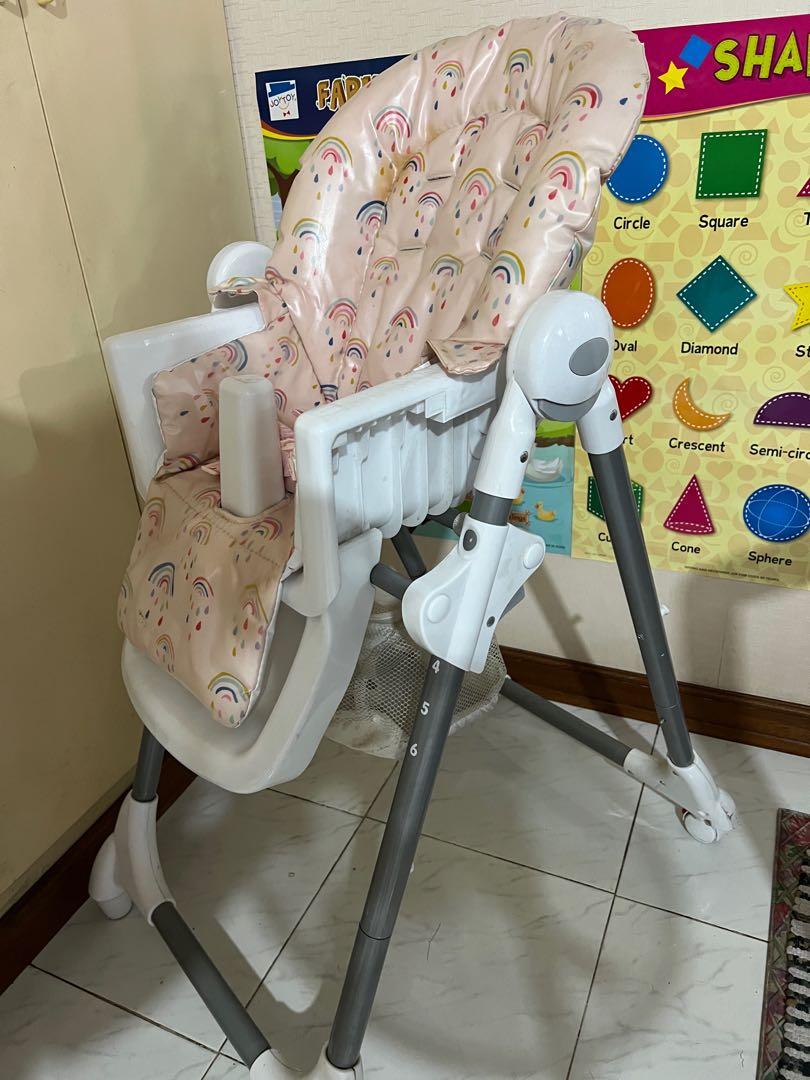 Mamas and Papas Snax High Chair Rainbow Design Babies Kids