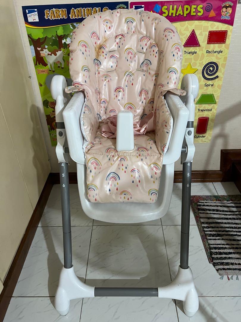Mamas and papas high chair rainbow outlet