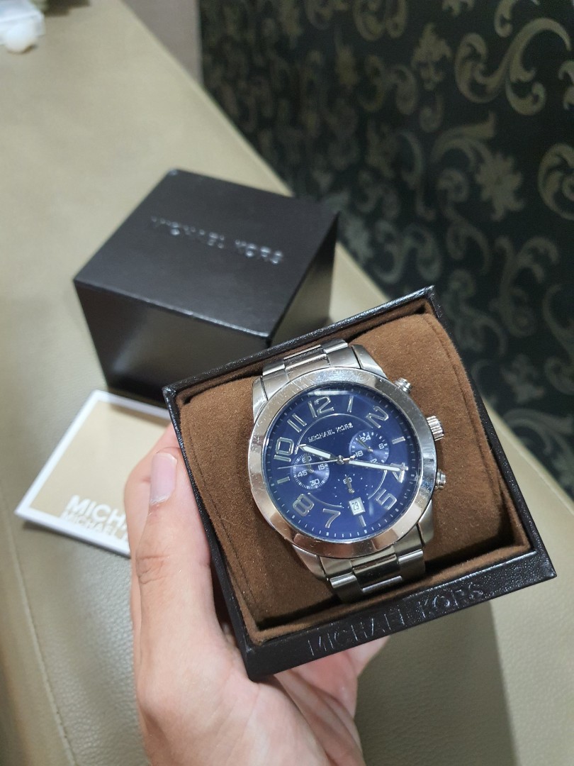 Michael Kors Men Watch Blue Dial 
