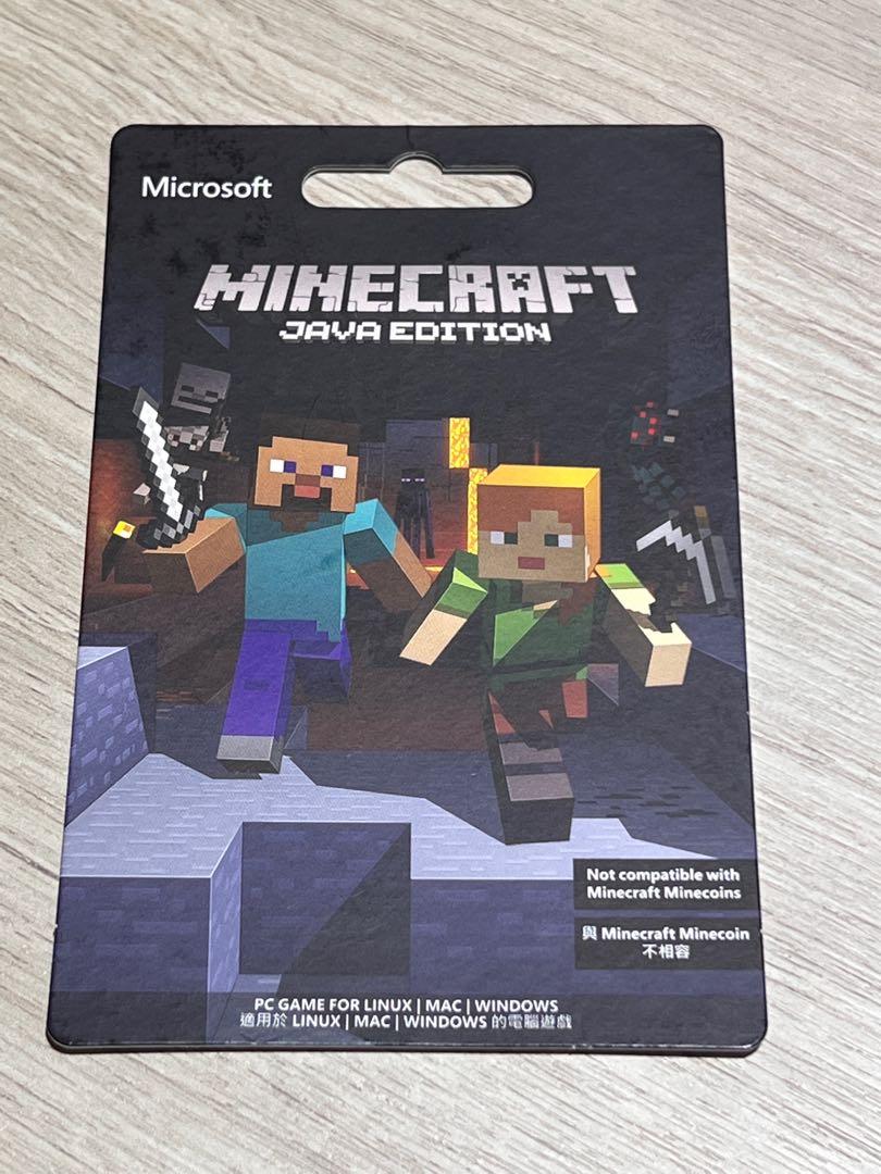 Minecraft gift card, 電子遊戲, 電子遊戲, 其他 - Carousell