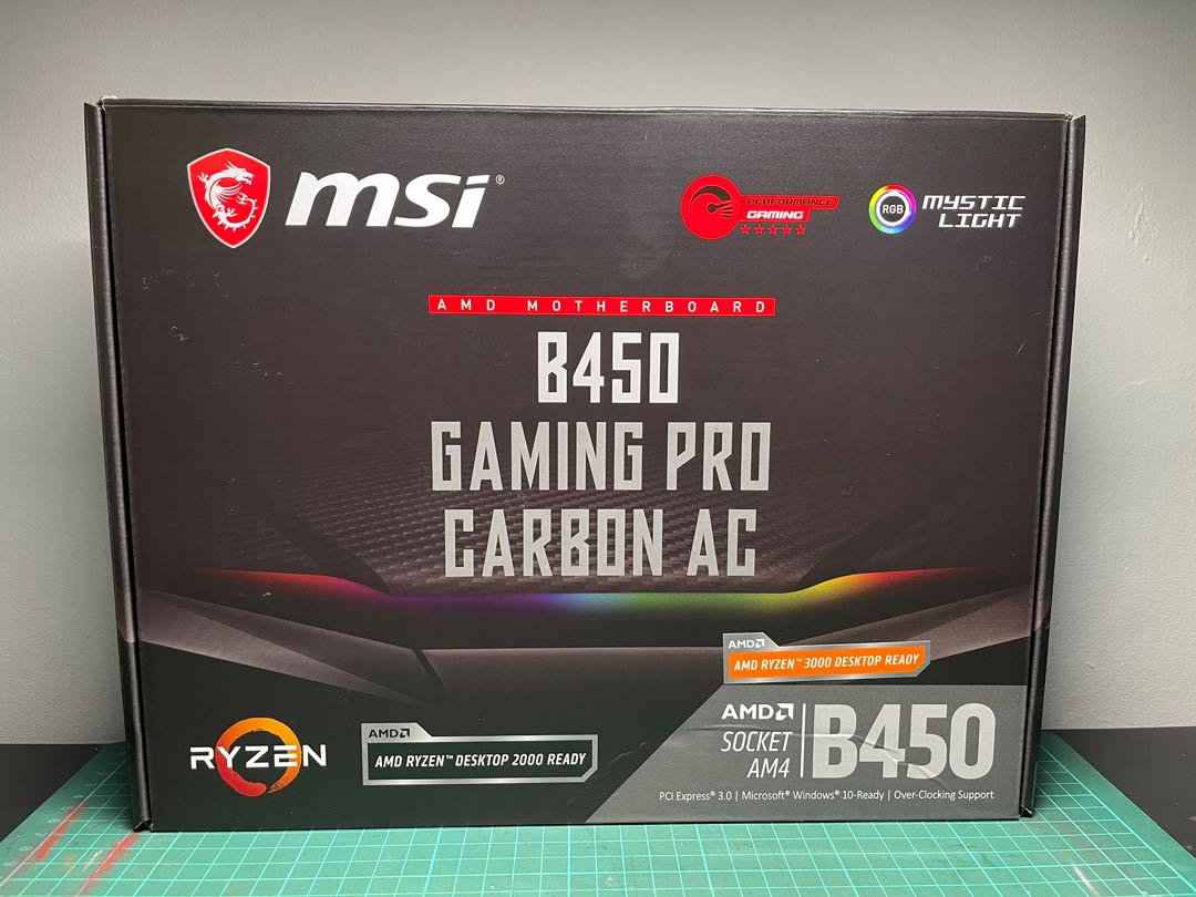 B450 gaming pro deals carbon ac ryzen 3000