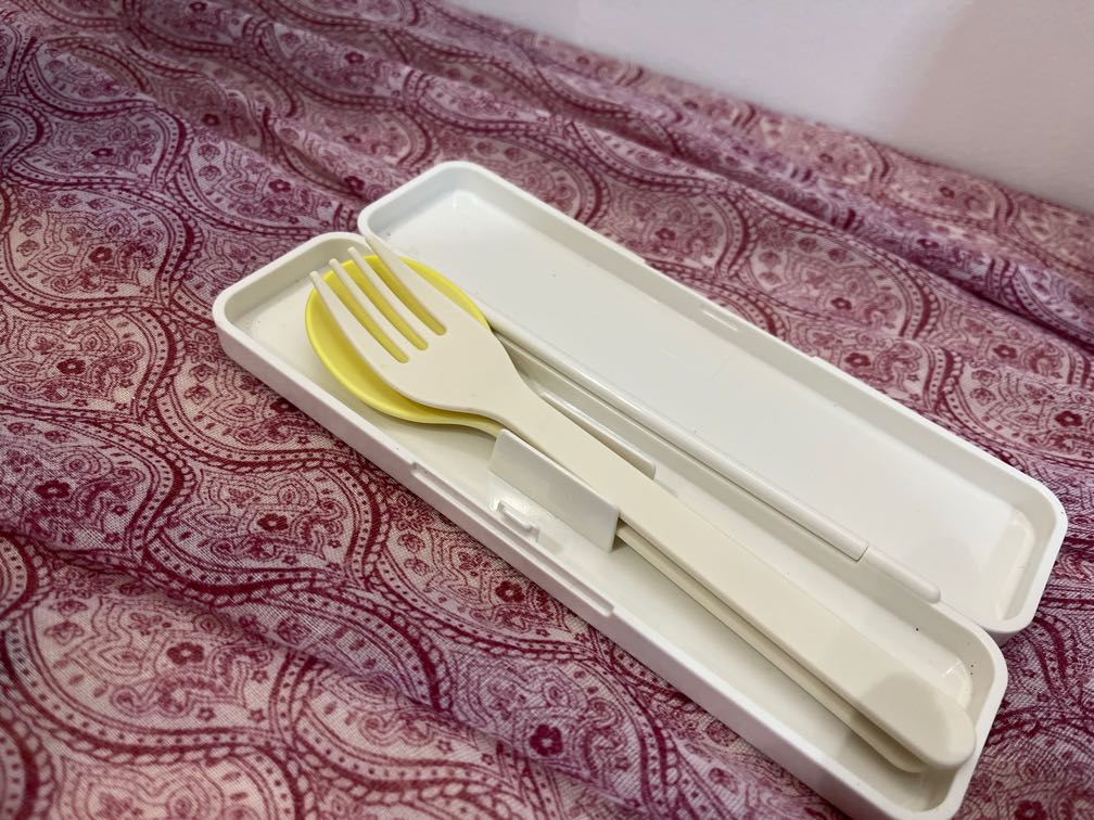 Muji Fork & Spoon Set, Furniture & Home Living, Kitchenware & Tableware