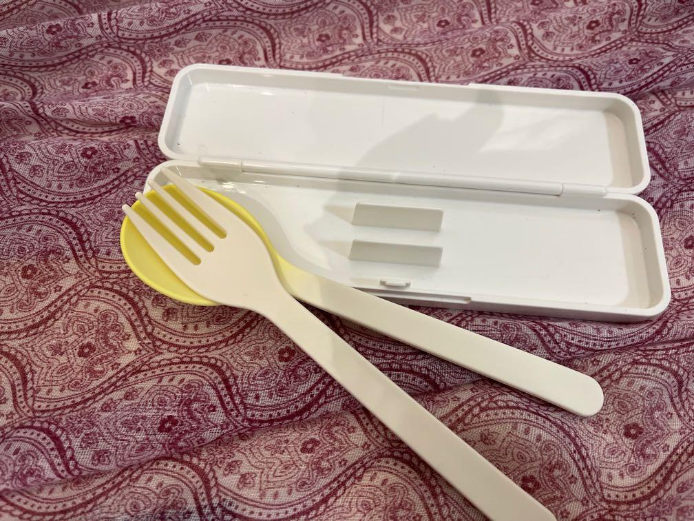 Muji Fork & Spoon Set, Furniture & Home Living, Kitchenware & Tableware