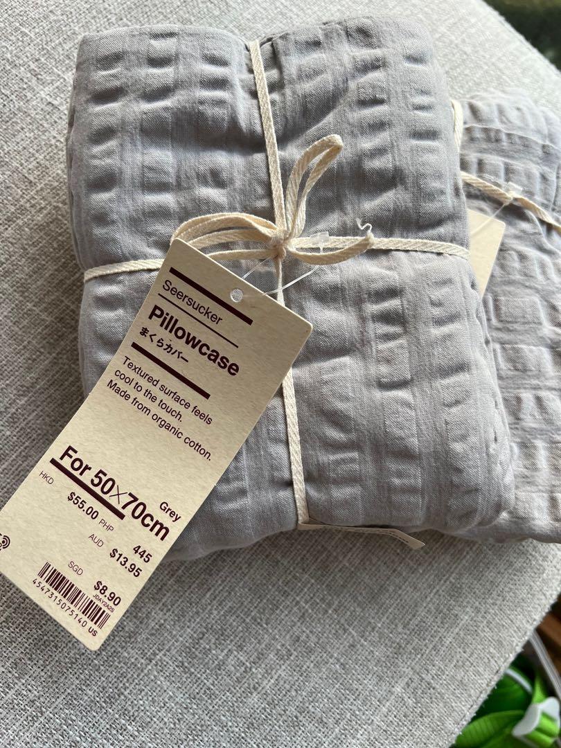 Muji Pillow cases, Furniture & Home Living, Bedding & Towels on Carousell