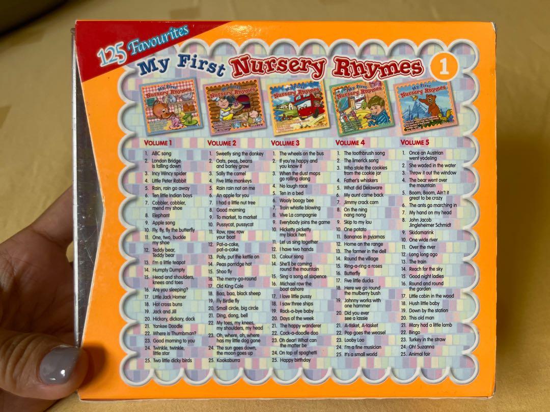 My First Nursery Rhymes 5 CD pack 1 (125 songs included), Hobbies