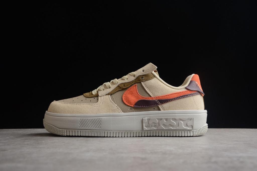 Nike air force rattan sales orange