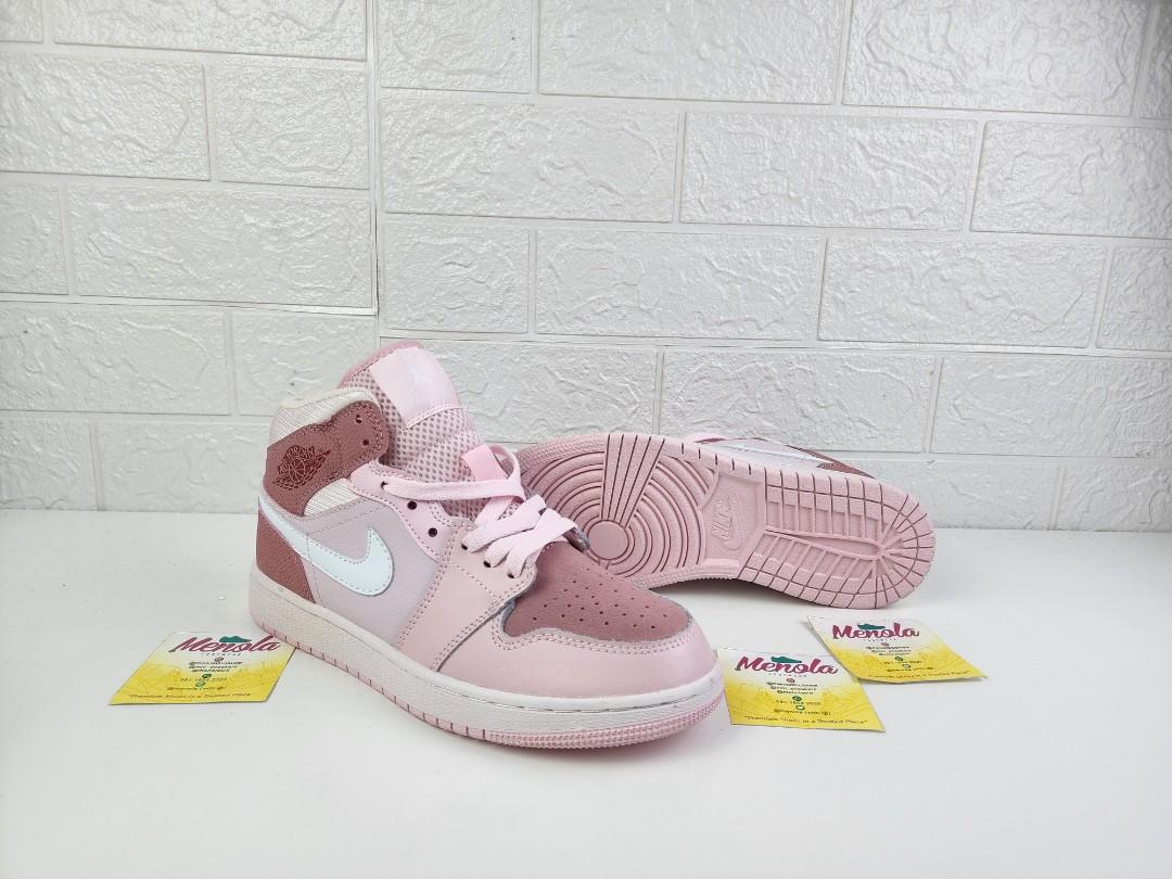 digital pink air jordan 1 mid