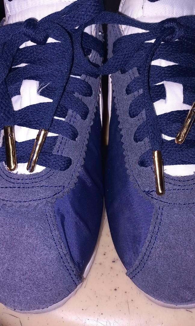 nike cortez navy nylon