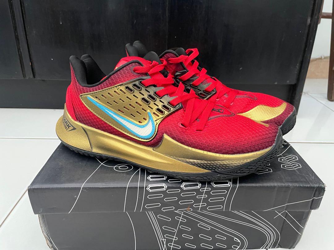 Nike Kyrie 2 Low Custom Iron Man Fesyen Pria Sepatu Sneakers