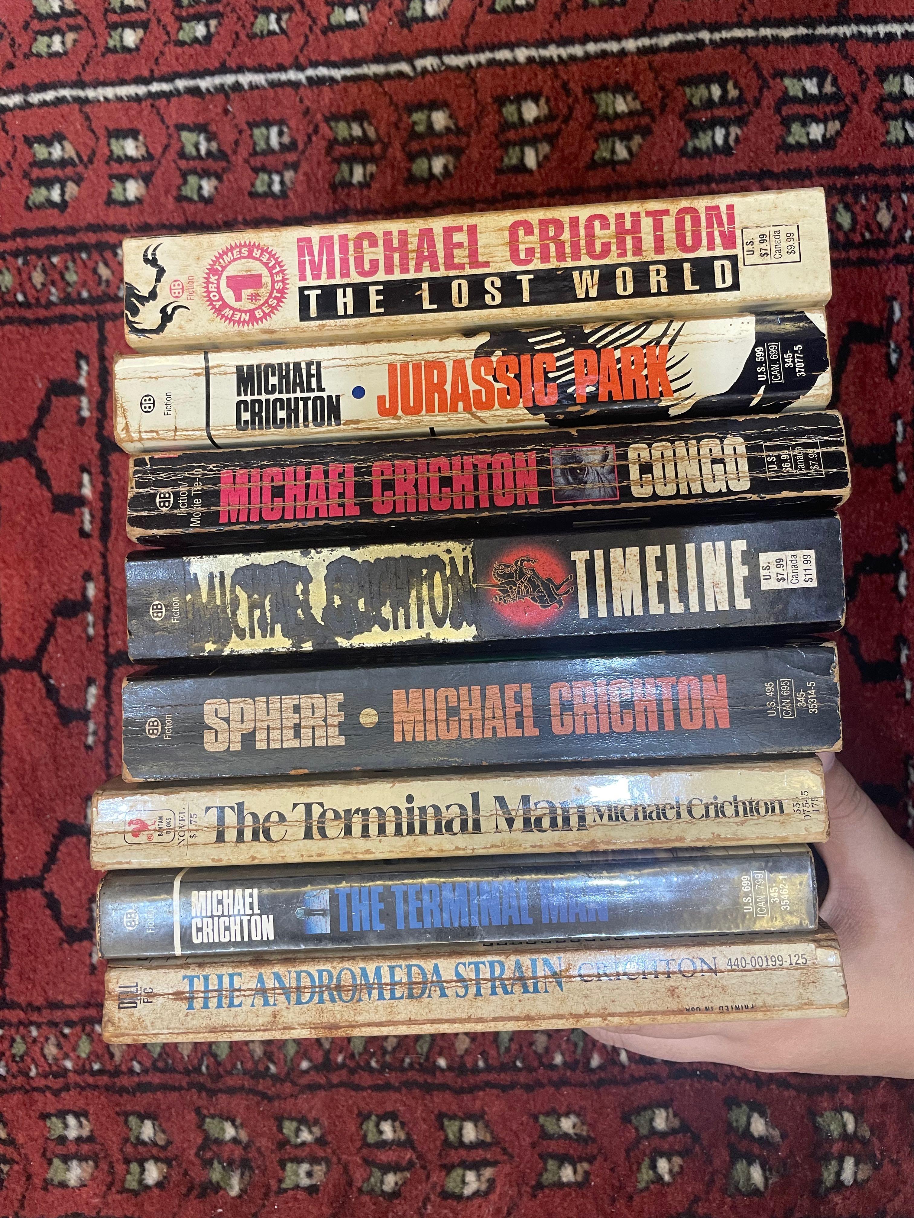 Novels by Michael Crichton, Hobbies & Toys, Books & Magazines ...