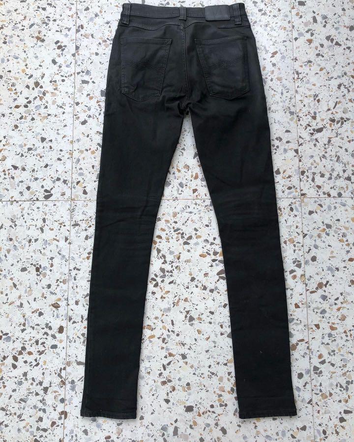 Nudie Jeans Pipe Led Shiny Black 