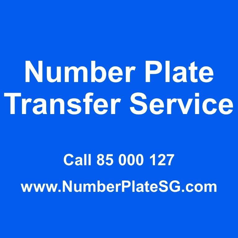 Transferring store number plates