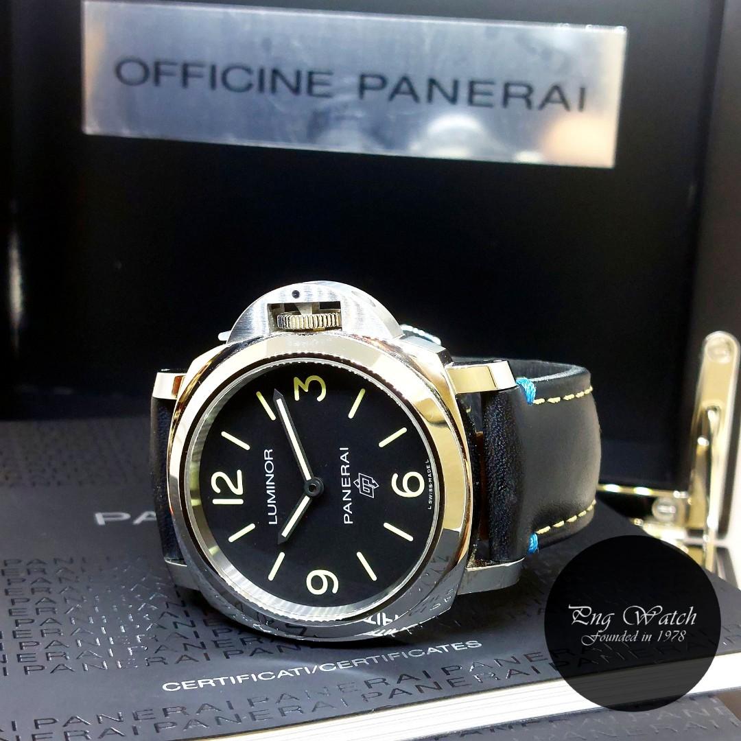 NOT AVAILABLE Panerai 44mm Black Luminor Base Logo 3 Days REF