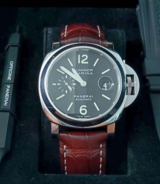 PANERAI PAM 104 (Category: Luxury Watches) located in Paranaque City. Submitted by forseti888 (Listing ID 1165879815, Image 2). Description: Selling Panerai PAM 104 Complete original box, manual, tools, two extra straps, tags, stickers. Php 330,000 ONLY.