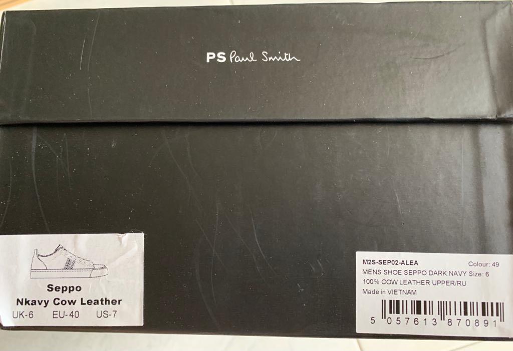 Paul Smith Men s Seppo shoes Dark Navy