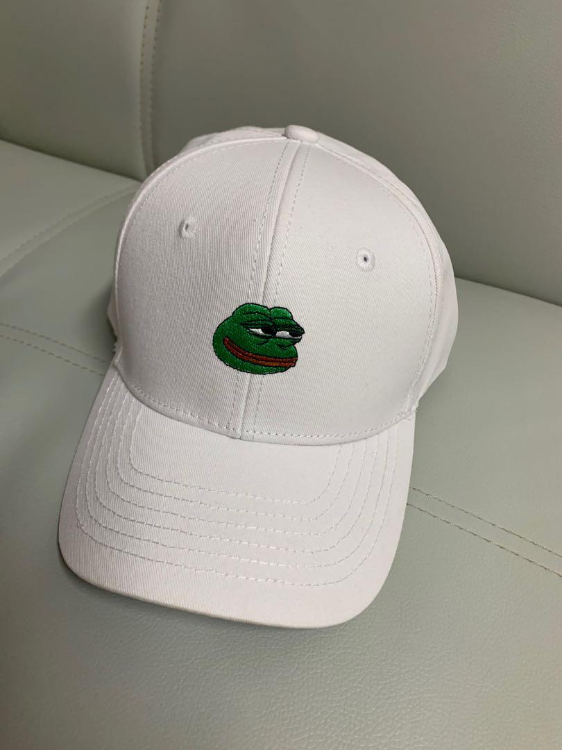 Pepe the frog 白色cap帽, 女裝, 手錶及配 