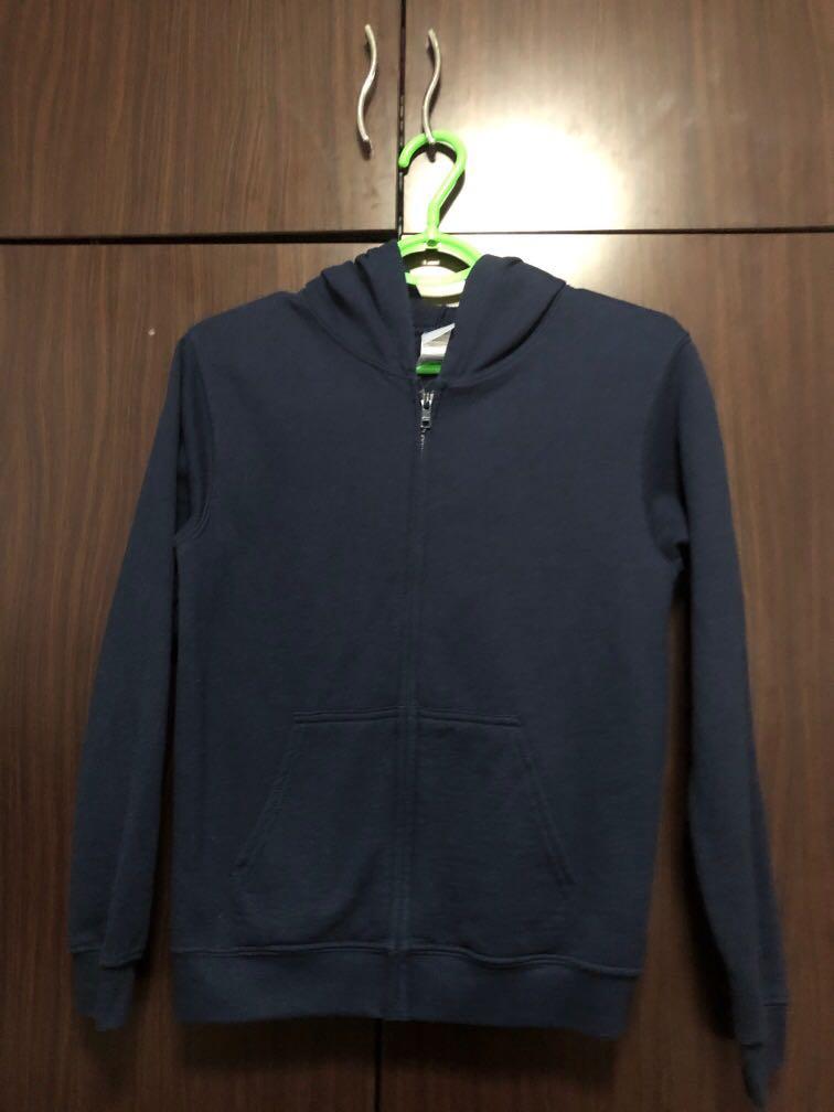 Plain Blue Jacket, Men's Fashion, Coats, Jackets and Outerwear on Carousell