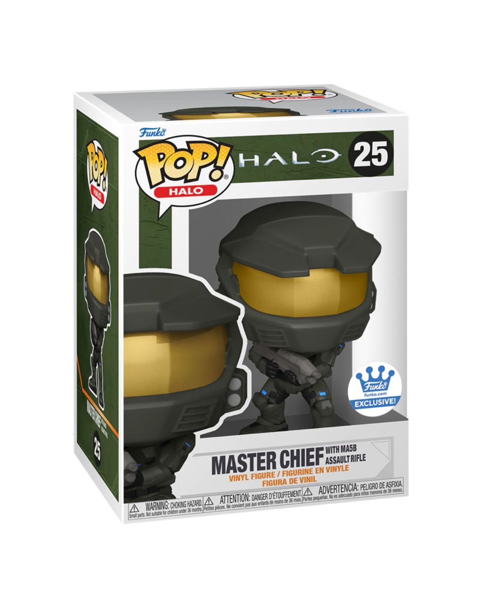[PO] Halo Master Chief with MA58 Assault Rifle Pop! Vinyl Figure (Funko ...
