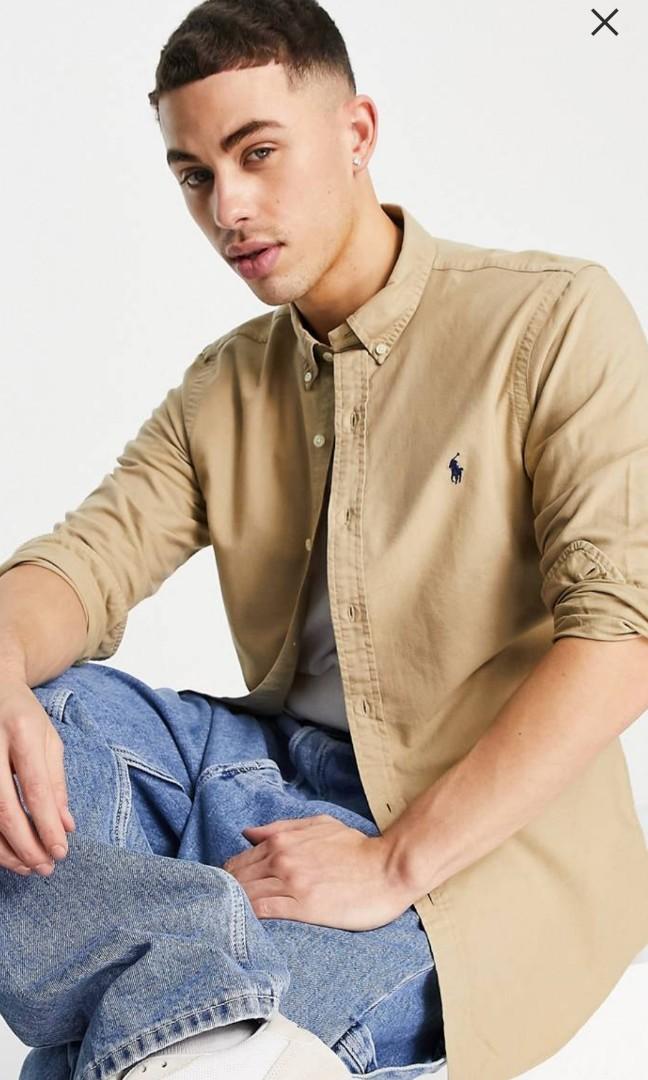 Ralph lauren garment dyed oxford shirt new arrivals