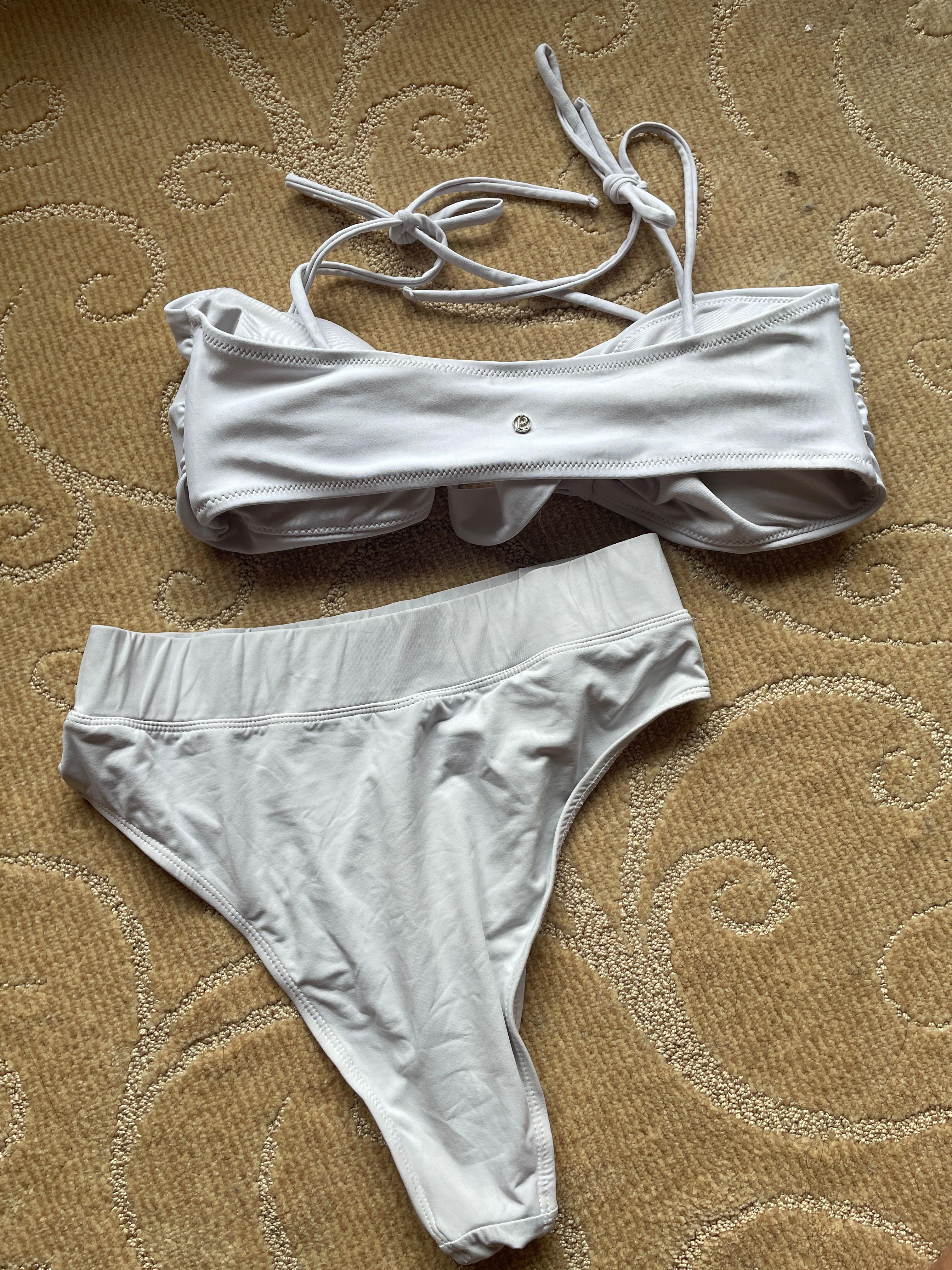 Pomelo white bikini, Women's Fashion, Swimwear, Bikinis & Swimsuits on