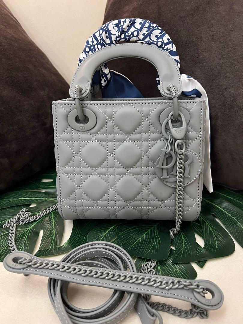 Lady dior matte grey 2025