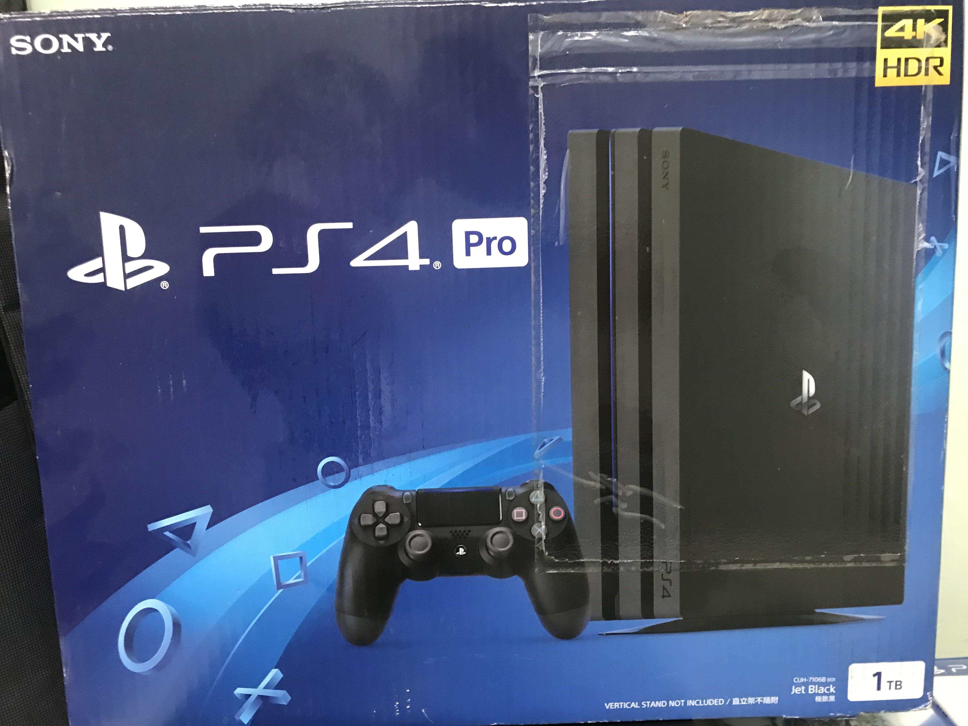 PS4 PRO 1TB 連盒（全配件）99%新, 電子遊戲, 電子遊戲機, PlayStation