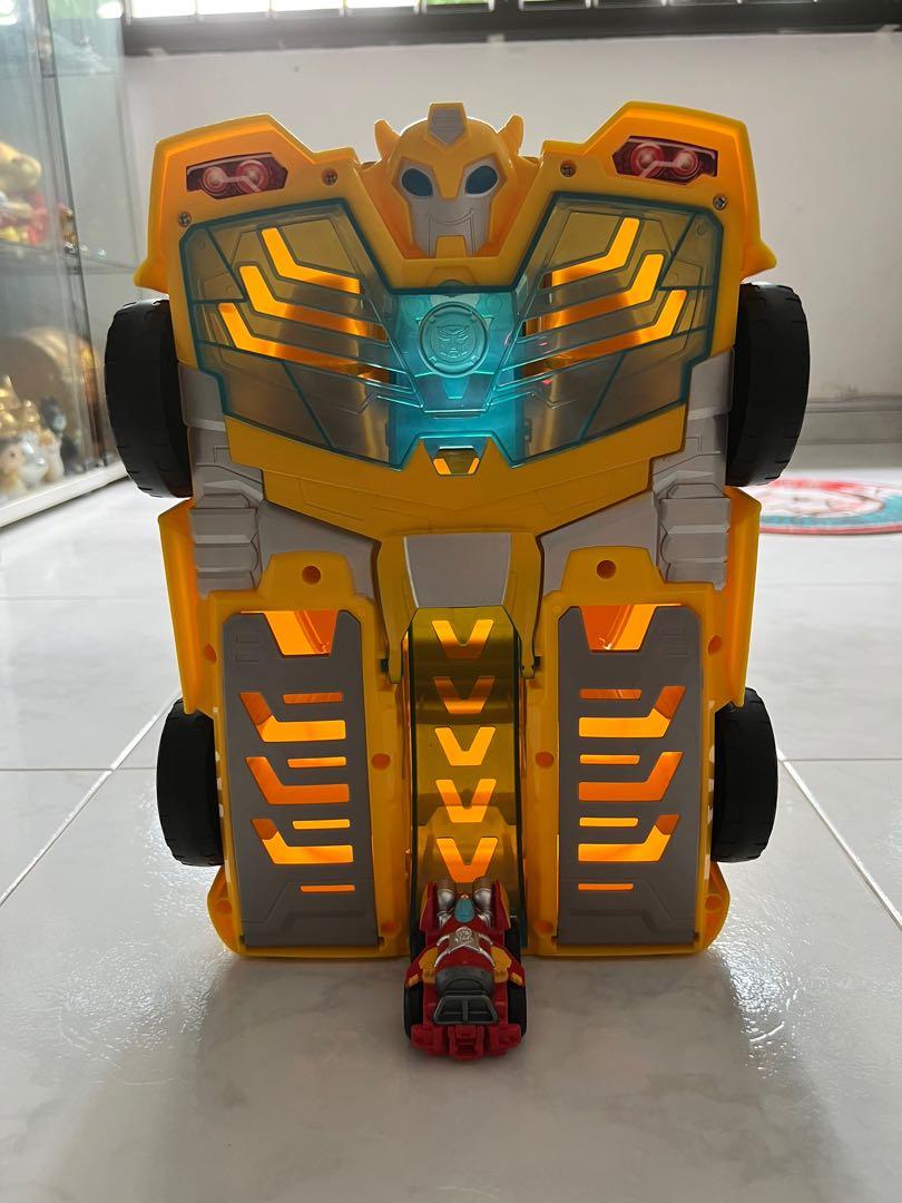 Quite New Authentic Playskool Heroes Transformer Rescue Bots Academy Bumblebee Track Tower 