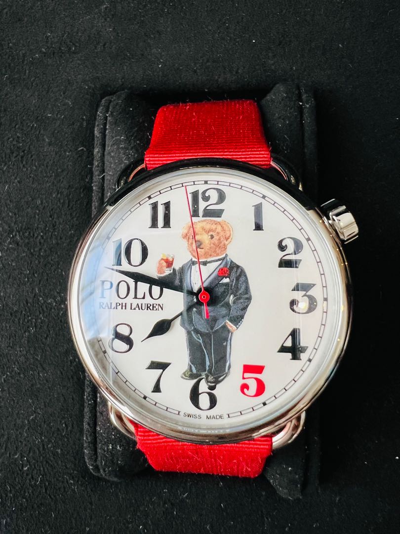 RALPH LAUREN FOR THE RAKE NEGRONI POLO BEAR WATCH, Luxury, Watches on  Carousell