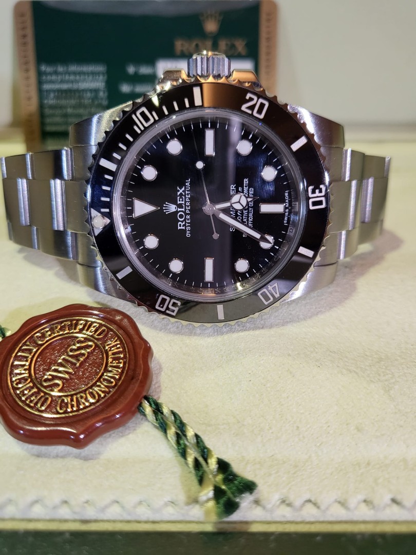 Rolex Submariner No Date 114060, Luxury 